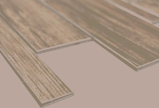 Muestra de mano compuesto aluminio efecto madera Madera marrón Estructura pared azulejo espejo MOS200-56WBS_m