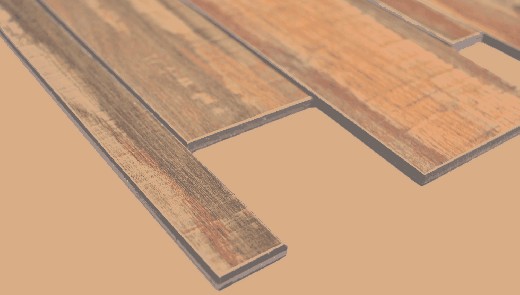 Muestra de mano aluminio compuesto efecto madera Madera Estructura oxidada pared azulejo espejo MOS200-58WRS_m