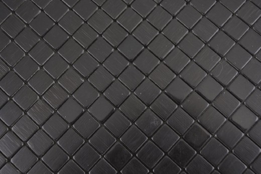 Muestrario de mano aluminio cuadrado negro Silk Brushed espejo para azulejos de pared MOS200-L1B_m