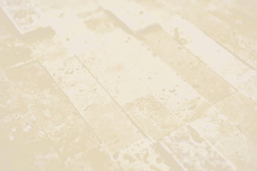 Muestra de mano compuesto piedra natural travertino beige azulejo de pared MOS200-M42_m