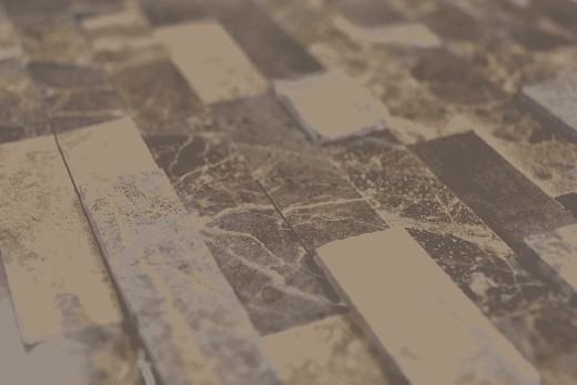 Muestra de mano de piedra natural compuesta Emperador azulejo de pared MOS200-M52_m