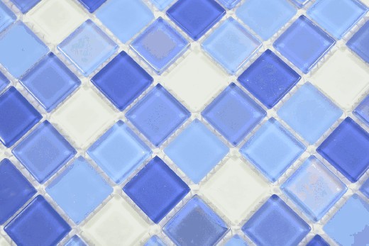 Mano patrón cuadrado Crystal mezcla verde claro pastel fluorescente pared azulejo backsplash cocina ducha baño MOS88-1006_m