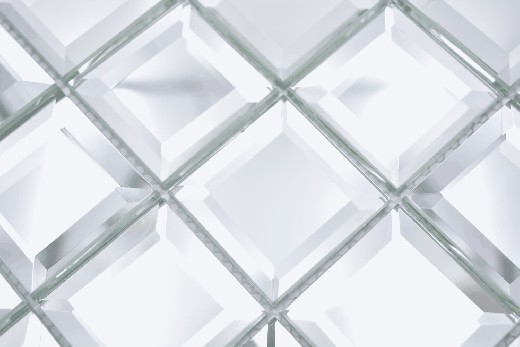 Muestra de mano cuadrado Espejo Metro azulejo de pared espejo cocina ducha baño MOS180-01_m