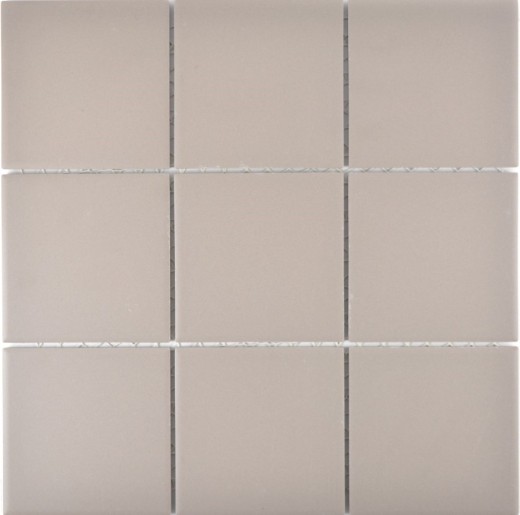 Mosaico de cerámica gris claro sin esmaltar MOS22-1204