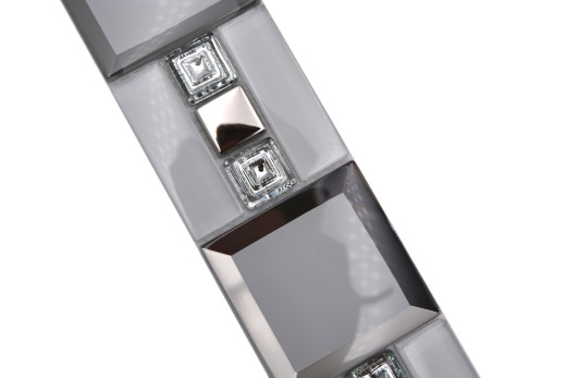 Borde de mosaico de vidrio mosaico blanco plata moderno - MOS88-S98