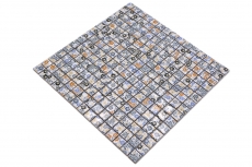 Mosaico de cerámica retro vintage blanco colorido flores mosaico azulejo backsplash MOS18C-1401
