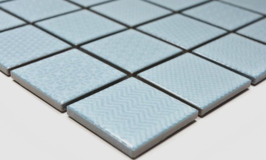 Azulejo de mosaico de cerámica azul claro azul hielo BAD piscina backsplash cocina MOS16-0402