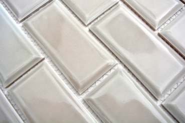 Metro Subway azulejos STONE GREY MUD facetas mosaico azulejo de cerámica piedra gris barro azulejo backsplash cocina MOS26M-0202