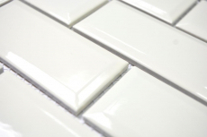 Metro Subway azulejos de mosaico de cerámica de marfil azulejo backsplash cocina MOS26-0119IM_f | 10 esteras de mosaico