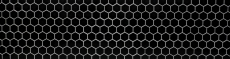 Muestra de mano mosaico azulejo cerámica hexágono negro brillante ducha splashback azulejo espejo MOS11B-0302_m