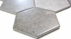 Muestra de mano mosaico azulejo cerámica gris hexágono cemento azulejo de cocina WC azulejo de baño MOS11F-0204_m