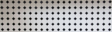 Mosaico de azulejos de cerámica octágono blanco mate negro brillante azulejo backsplash MOS13-OctaG468_f | 10 esteras de mosaico