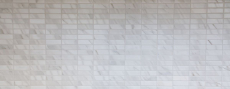 Muestra de mano mosaico azulejo cerámica varillas aspecto piedra blanco azulejo backsplash cocina MOS24-STSO01_m