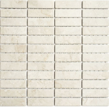 Muestra de mano mosaico azulejo cerámica varillas aspecto piedra luz beige azulejo backsplash cocina MOS24-STSO45_m