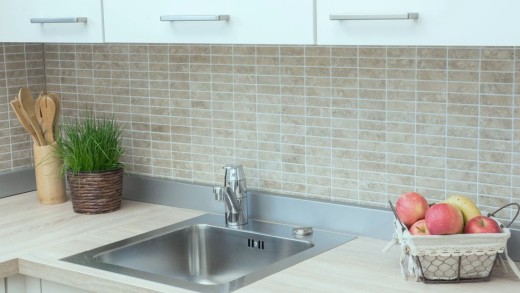 Stick mosaico de azulejos de cerámica de piedra mirada beige azulejos backsplash cocina MOS24-STSO67