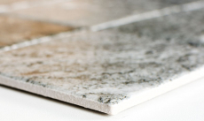 Muestra de mano mosaico azulejo cerámica efecto piedra estructura gris azulejo backsplash cocina MOS22-HWA9GY_m