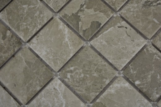 Azulejo de mosaico de cerámica de piedra natural mirada beige arena marrón estructura azulejo backsplash MOS16-AISO89