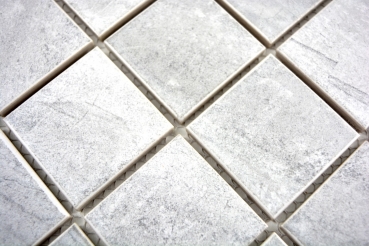 Mosaico de azulejos de piedra natural mirada estructura travertino gris azulejo backsplash MOS16-0211_f | 10 esteras de mosaico