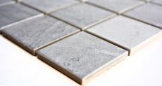 Mosaico de azulejos de piedra natural mirada estructura travertino gris azulejo backsplash MOS16-0211_f | 10 esteras de mosaico
