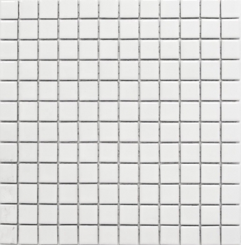 Muestra de mano cerámica mosaico ducha splashback BLANCO GLOSSY baño azulejo cocina splashback MOS18D-0101_m