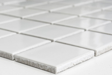 Mosaico de azulejos de cerámica blanco brillante espejo azulejo de la pared del baño MOS16B-0101_f