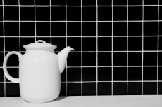 Muestra de mano mosaico azulejo cerámica varillas negro mate azulejo WC azulejo de baño MOS24B-0311_m