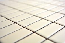 Muestra de mano mosaico cerámica barras beige mate azulejo WC azulejo de baño MOS24D-1911_m