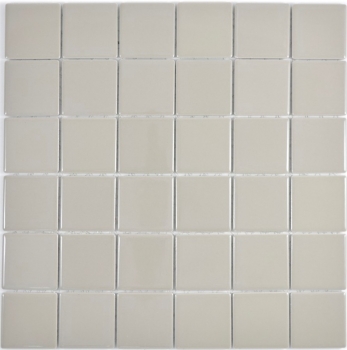 Muestra de mano mosaico azulejo SLUDGE GREY MANHATTAN brillante backsplash MOS14-2401_m