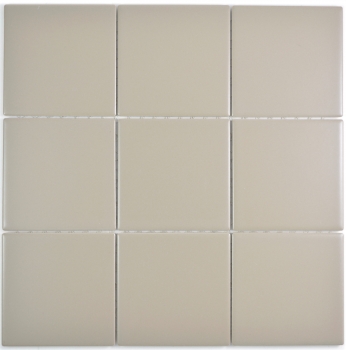 Muestra de mano mosaico cerámica barro mate azulejo WC baño azulejo MOS23-2411_m