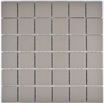 Azulejo de mosaico de cerámica de color gris claro sin esmaltar antideslizante plato de ducha salpicaduras de azulejos backsplash - MOS14-1202