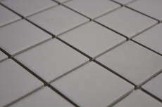 Azulejo de mosaico de cerámica de color gris claro sin esmaltar antideslizante plato de ducha salpicaduras de azulejos backsplash - MOS14-1202