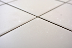 Muestra de mano azulejo mosaico cerámica gris sin esmaltar salpicadero de cocina MOS22-0202_m
