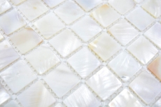 Madre de la perla mosaico concha mosaico blanco beige ducha pared MOS150-SM2525