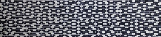 Mosaico de aluminio ladrillo negro backsplash pared de la cocina MOS48-0208