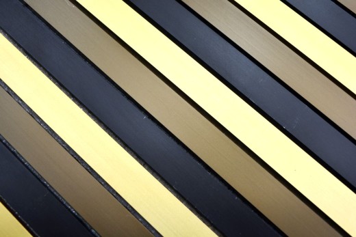 Mosaico de azulejos de aluminio barras de bronce negro oro azulejos backsplash pared de la cocina MOS49-B301
