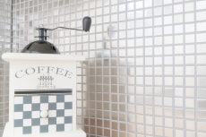 Acero inoxidable azulejo de mosaico de plata cepillado mate azulejo backsplash pared de la cocina MOS129-CE15D