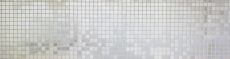 Muestra de mano mosaico azulejo acero inoxidable plata acero cepillado azulejo backsplash cocina MOS129-23D_m
