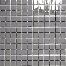 Acero inoxidable azulejo de mosaico de plata brillante azulejo backsplash pared de la cocina MOS129-23G