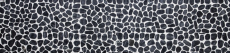 Río guijarro piedra guijarro corte negro antracita gris azulejo backsplash plato de ducha pared de la ducha - MOS30-0302
