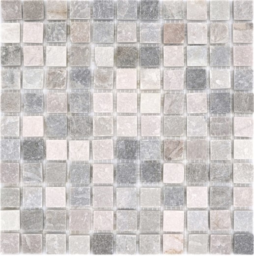 Cuarcita piedra natural mosaico azulejo beige gris pared piso ducha cocina splashback ducha pared - MOS36-0206