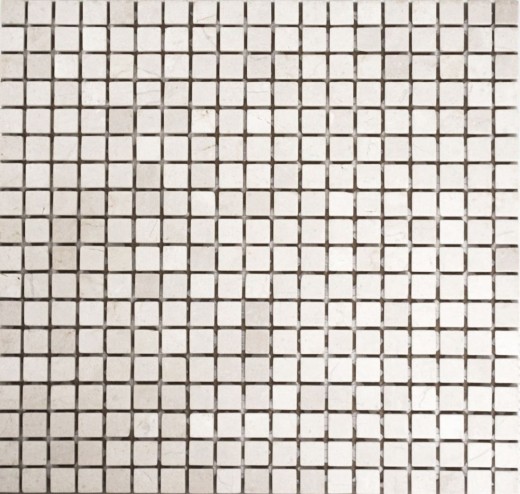 Mármol piedras de mosaico de piedra natural crema beige claro mini cuadrado - MOS38-0104