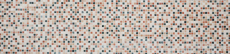 Mármol piedras de mosaico de piedra natural crema beige rojo verde al azar mini azulejo cuadrado backsplash baño - MOS38-1204