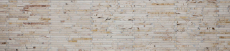Mosaico de mármol de piedra natural de ladrillo compuesto varillas de oro crema pulida estructura brillante pared de la cocina - MOS40B-2807
