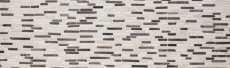 Muestra de mano mosaico azulejo mármol piedra natural beige negro Ladrillo BianconeJava MOS40-0115_m
