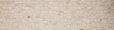Mosaico de mármol de piedra natural de color beige claro crema de ladrillo mosaico de azulejos de ladrillo de bonos backsplash cuarto de baño paneles de pared - MOS40-0200