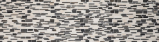 Muestra de mano mosaico azulejo mármol piedra natural beige negro ladrillo mosaico BianconeJava MOS40-0205_m
