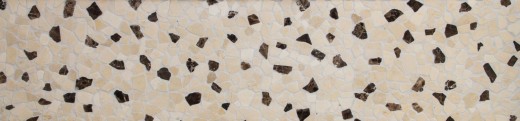 Mármol cantera piedra natural beige marrón poligonal Castanao Crema azulejo backsplash pared revestimiento - MOS44-30-190