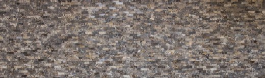Splitface mármol mosaico de piedra natural de piedra marrón oscuro ladrillo de la pared de bonos óptica 3D cocina cuarto de baño - MOS40-3D76