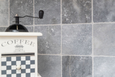 Azulejo mármol piedra natural Bardiglio gris claro antracita piedra natural azulejo aspecto antiguo azulejo backsplash plato de ducha azulejo de pared - MOSF-45-40010