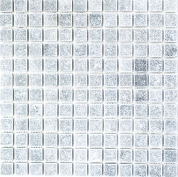 Mosaico de mármol de piedra natural de color gris claro Bardiglio Antique Marble MOS40-40023_f
